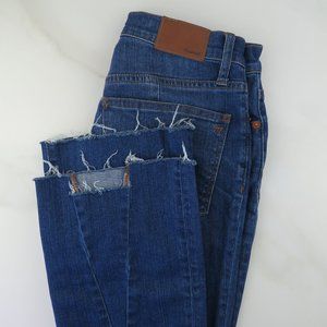 Madewell Cali Demi-Boot Jeans size 28 distressed